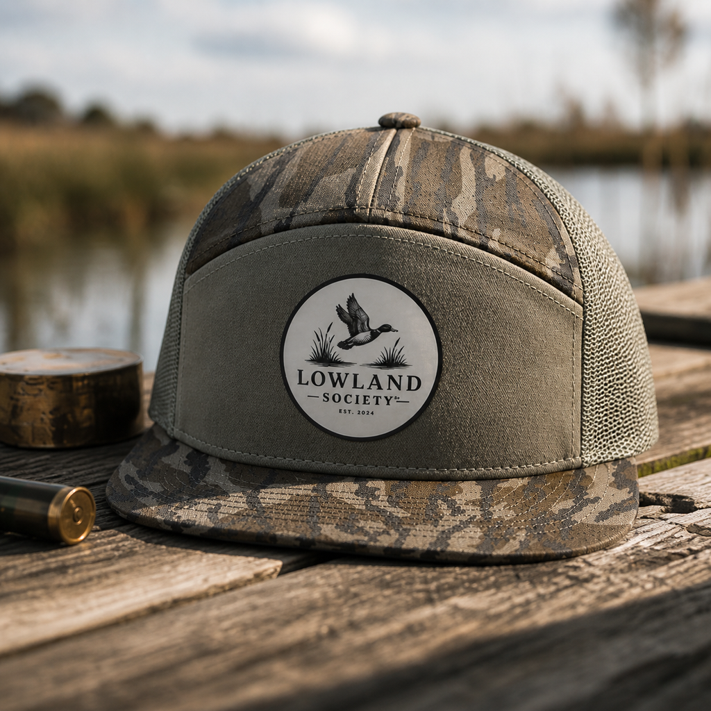 Lowland Society Camo Patch Hat- Richardson 168
