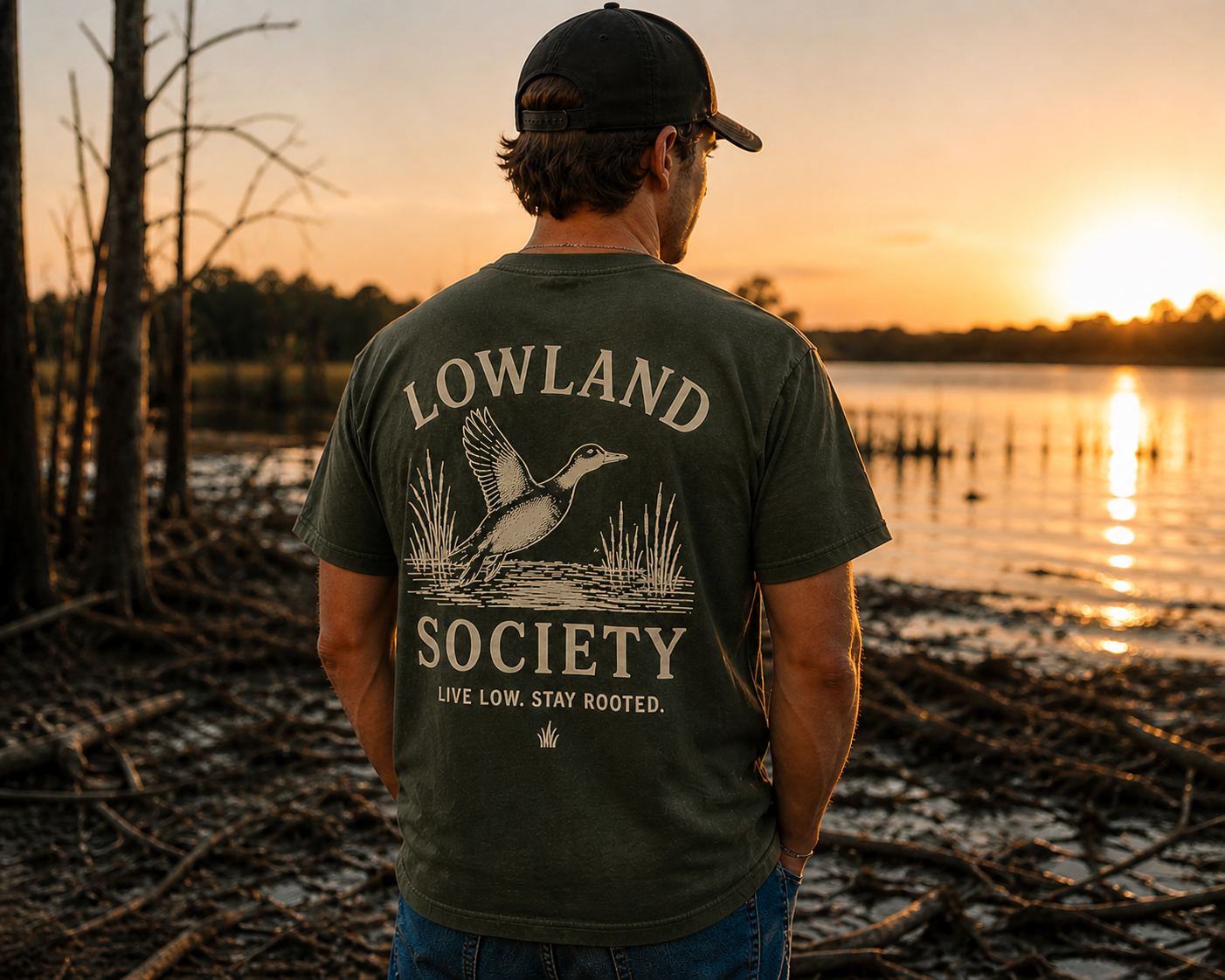 Lowland Society Signature Duck Tee